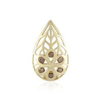 Colgante en oro con Diamante champán I2 (Ornaments by de Melo)