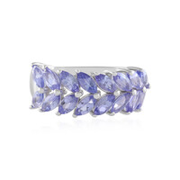 Anillo en plata con Tanzanita