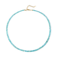 Collar en plata con Apatita azul