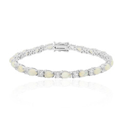 Brazalete en plata con Ópalo de Welo