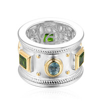 Anillo en plata con Zircón de Ratanak Kirí (Dallas Prince Designs)