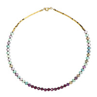 Collar en plata con Fluorita