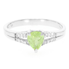 Anillo en plata con Turmalina Paraíba