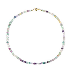 Collar en plata con Fluorita