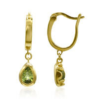 Pendientes en plata con Peridoto