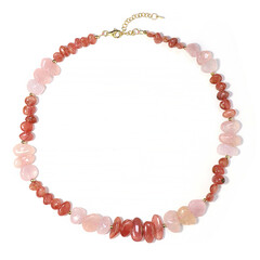 Collar en plata con Rodocrosita