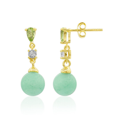 Pendientes en plata con Aventurina