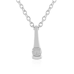 Collar en plata con Diamante I4 (J)