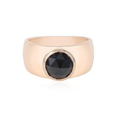 Anillo en oro con Diamante negro (KM by Juwelo)