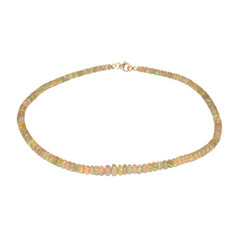 Collar en oro con Ópalo de Welo