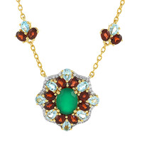 Collar en plata con Ónix