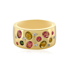 Anillo en plata con Turmalina