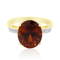 Anillo en oro con Citrino de Madeira (Tenner Diniz)