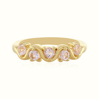 Anillo en plata con Morganita
