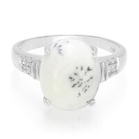 Anillo en plata con Ágata dendrítica