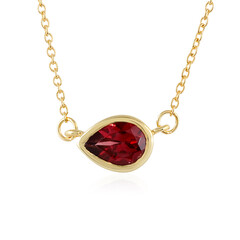Collar en plata con Granate de Mozambique