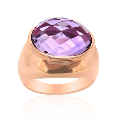 Anillo en plata con Amatista