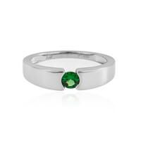 Anillo en platino con Tsavorita