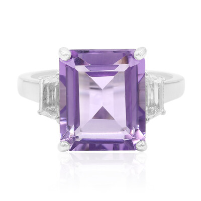 Anillo en plata con Amatista
