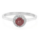 Anillo en plata con Granate de Malaya