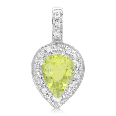Colgante en plata con Turmalina cuprífera