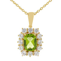 Collar en plata con Peridoto