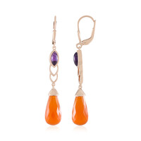 Pendientes en plata con Cornalina (KM by Juwelo)