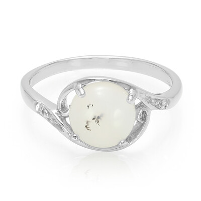 Anillo en plata con Ágata dendrítica