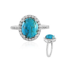 Anillo en plata con Turquesa de Arizona