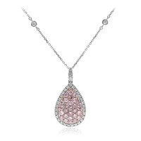 Collar en oro con Diamante rosa I1 (CIRARI)