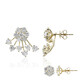 Pendientes en oro con Diamante I1 (H)  (CIRARI)