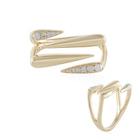 Anillo en oro con Diamante I3 (H) (de Melo)