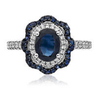 Anillo en oro con Zafiro de Ceilán (CIRARI)