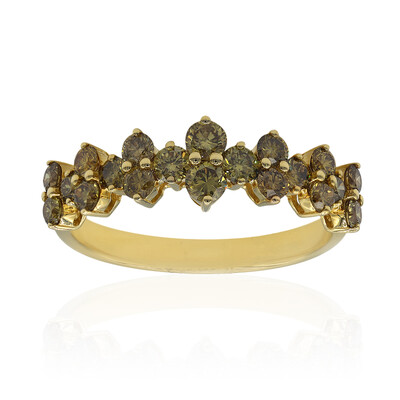 Anillo en oro con Diamante verde SI1 (CIRARI)
