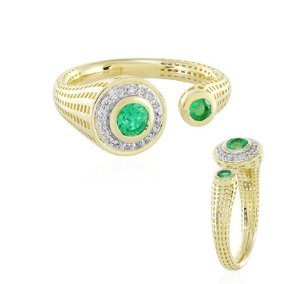 Anillo en oro con Esmeralda de Colombia (Ornaments by de Melo)
