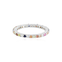 Anillo en plata con Zafiro