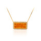 Collar en oro con Granate Mandarina AAA (CIRARI)