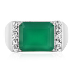 Anillo de hombre en plata con Ónix