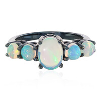 Anillo en plata con Ópalo de Welo