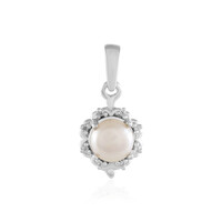 Colgante en plata con Perla blanca Freshwater