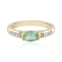 Anillo en oro con Esmeralda de Colombia