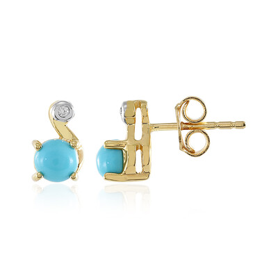 Pendientes en plata con Turquesa