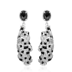 Pendientes en plata con Hematita negra (Dallas Prince Designs)