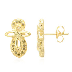 Pendientes en plata con Diamante fantasía