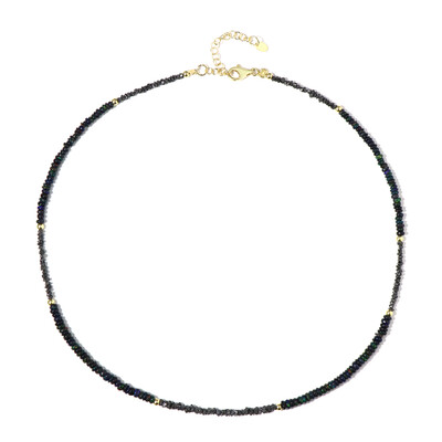 Collar en plata con Diamante negro
