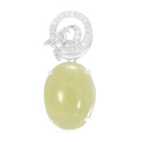 Colgante en plata con Aragonita de Capillitas
