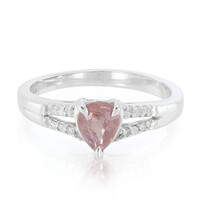 Anillo en oro con Zafiro Padparascha no calentado