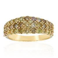 Anillo en oro con Diamante fancy SI2 (CIRARI)