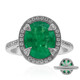 Anillo en oro con Esmeralda de Colombia (Estée Collection)