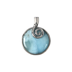 Colgante en plata con Larimar